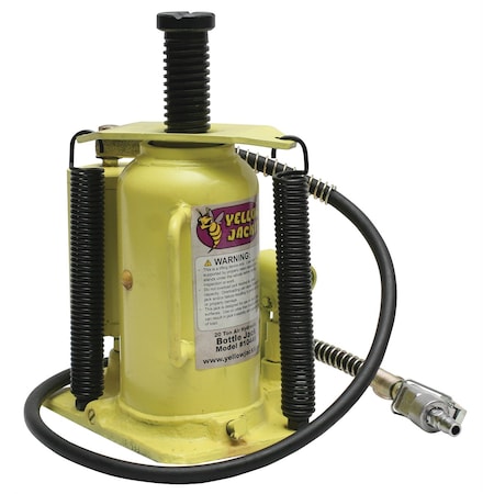 Esco Equipment Bottle Jack, Air Hydraulic, 20 tons 10446